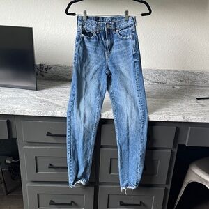 American Eagle Outfitters High Rise Blue Jeans
